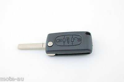 To Suit Citroen C2/C3/C4/C5/C6/C8 3 Button Remote Flip Key Blank Shell/Case/Enclosure | Remote Pro